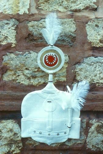 Mesaj II — Detay, 1997, Porselen yerleştirme