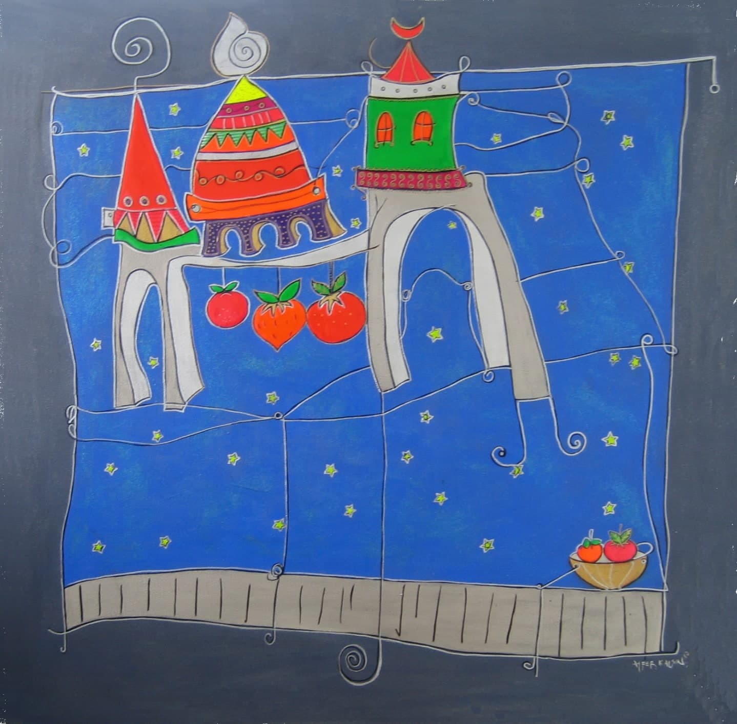 Zamansız Mekânlar I, 2006, Karışık teknik