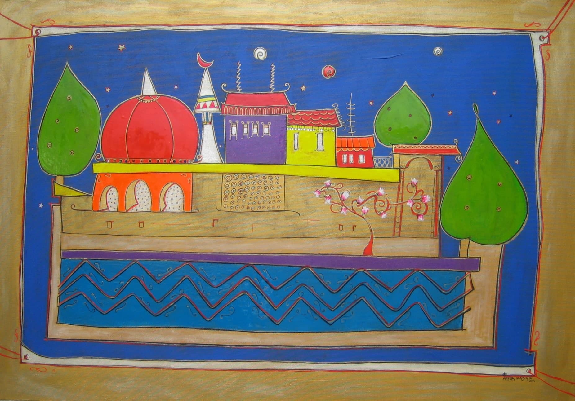 Zamansız Mekânlar II, 2006, Karışık teknik