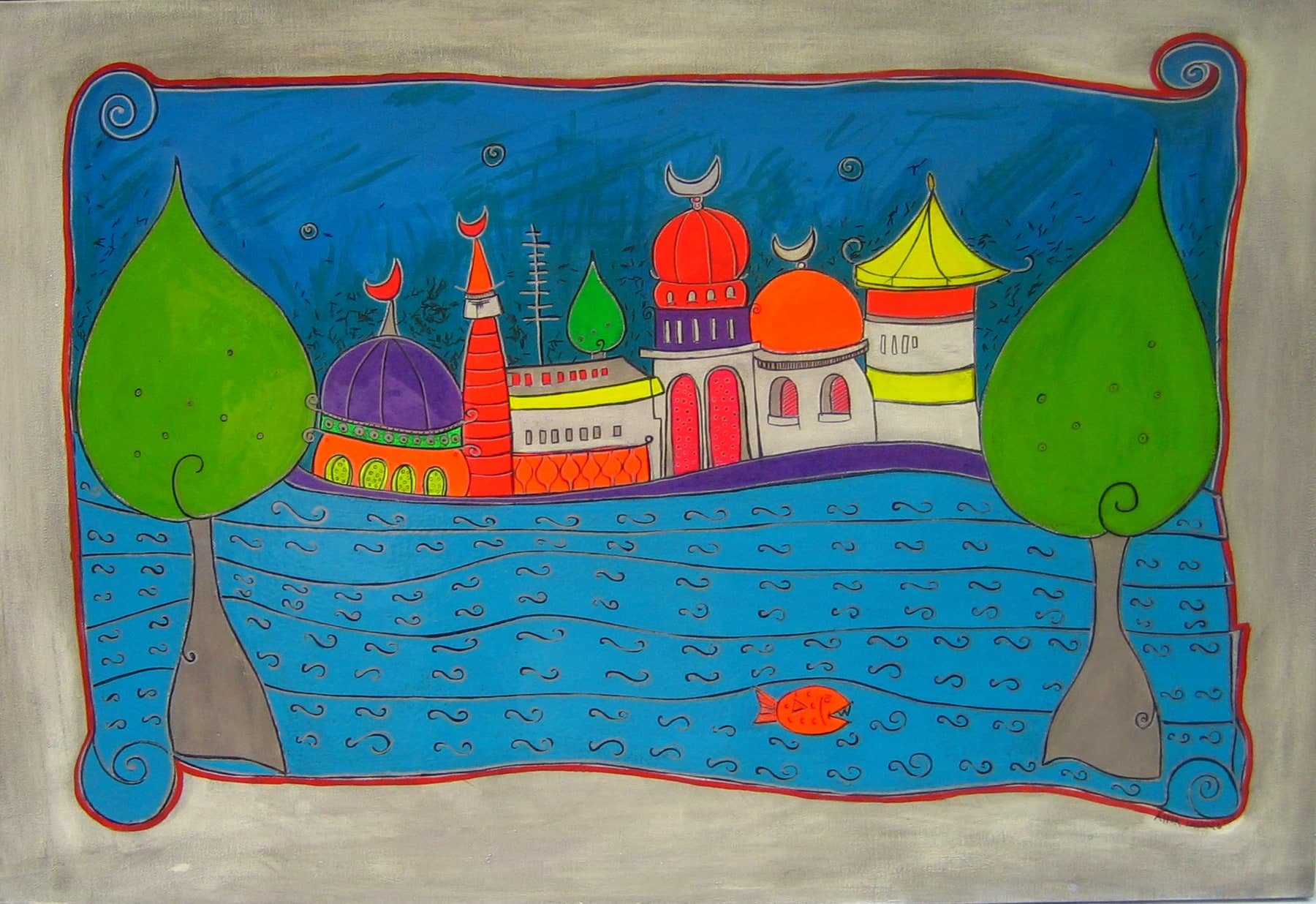 Zamansız Mekânlar III, 2006, Karışık teknik