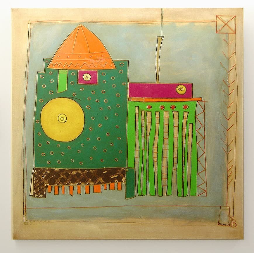 Zamansız Mekânlar IV, 2006, Karışık teknik